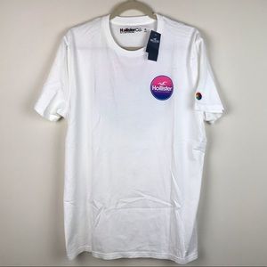 Hollister t-shirt (NWT) white - size: XL